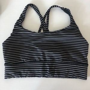 lululemon energy bra long line size 8